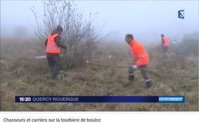 Les carriers de Midi-Pyrénées solidaires pour l'Environnement : vidéo FR3