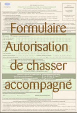 formulaire chasse accompagnee
